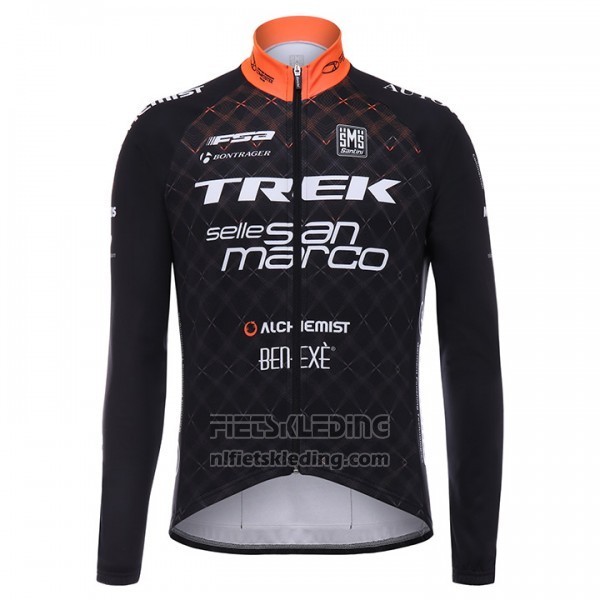 2017 Fietskleding Trek Selle San Marco Zwart Lange Mouwen en Koersbroek